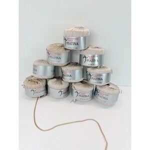 Trendsetter Yarns Piatina Knitting Ribbon Tape Viscose Italy Lot 10 - 2 Dye Lots